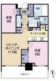 グローバルフロントタワー 3階 間取り図