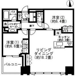 シティタワーズ豊洲ザ・シンボル 36階 間取り図