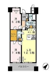 ロイヤルパークス豊洲 414 間取り図