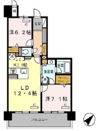 ロイヤルパークス豊洲 335 間取り図