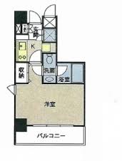 シティタワー品川 1006 間取り図