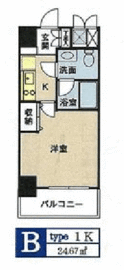 ザ・タワーグランディア 904 間取り図