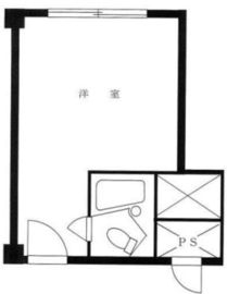 赤坂レジデンシャルホテル 5階 間取り図