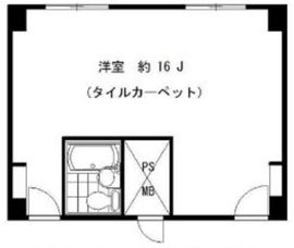 赤坂レジデンシャルホテル 2階 間取り図