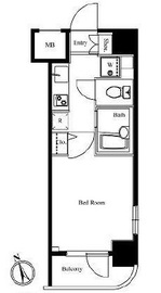 スクエア渋谷 602 間取り図