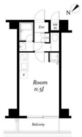 アーバンパーク代々木 502 間取り図