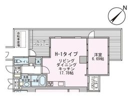 アーバンパーク代々木 602 間取り図