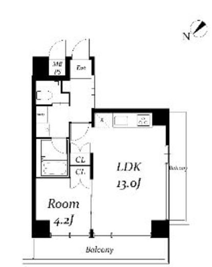 アーバンパーク代々木 401 間取り図