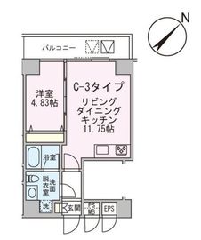 アーバンパーク代々木 403 間取り図