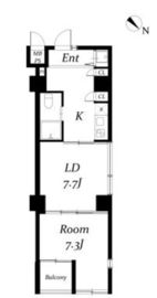 アーバンパーク代々木 204 間取り図