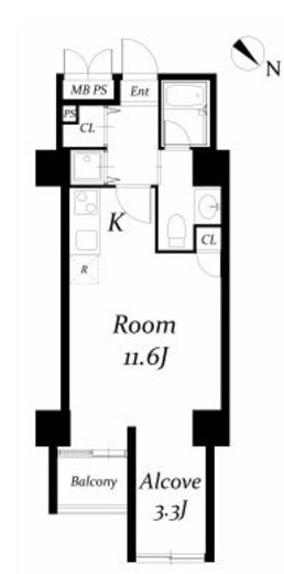 アーバンパーク代々木 305 間取り図