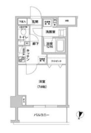 ドミール青柳 205 間取り図