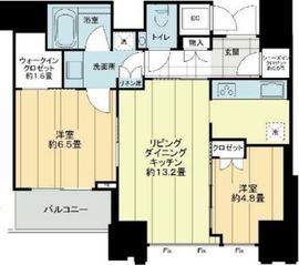 THE ROPPONGI TOKYO CLUB RESIDENCE 12階 間取り図