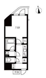 ハーモニーレジデンス浜松町 8階 間取り図