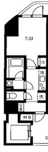ハーモニーレジデンス浜松町 11階 間取り図