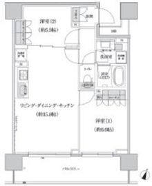 パークハビオ渋谷本町レジデンス 217 間取り図