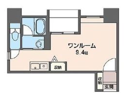 エスティメゾン恵比寿 901 間取り図