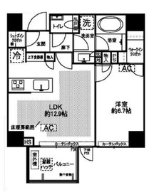 オープンレジデンシア青山ザ・ハウス 3階 間取り図