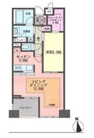 ベラカーサ秋葉原 9階 間取り図