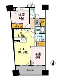 ロイヤルパークスシーサー南千住 307 間取り図