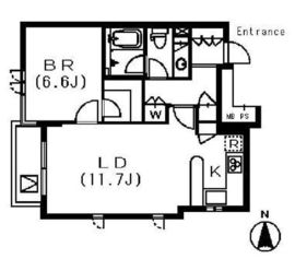 イナダハウス 203 間取り図