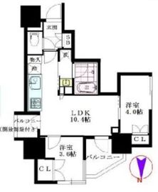 インプレスト文京東大前 2階 間取り図