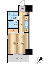 エコロジー潮見レジデンス 1313 間取り図