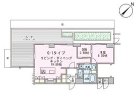 アーバンパーク代々木 601 間取り図