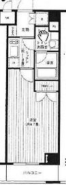 グランハイツ東新宿 217 間取り図