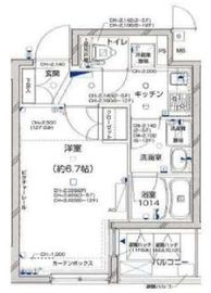 グラーサ銀座イースト 9階 間取り図
