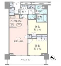 ブリリアザ・タワー東京八重洲アベニュー 7階 間取り図