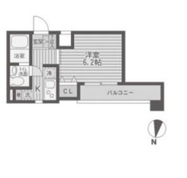 レジディア両国 408 間取り図