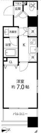 スペーシア秋葉原 1501 間取り図