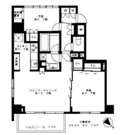 オープンレジデンシア南青山 8階 間取り図