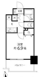 スペーシア秋葉原 710 間取り図