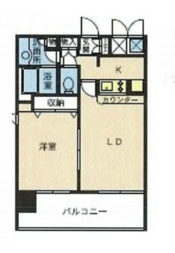 HF東新宿レジデンス 1302 間取り図
