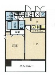 HF東新宿レジデンス 1302 間取り図