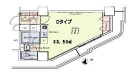 HF駒沢公園レジデンスタワー 404 間取り図