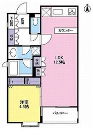 スカーラ広尾ステーションプラザ 5階 間取り図