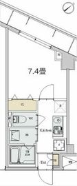 カスタリア本駒込 314 間取り図