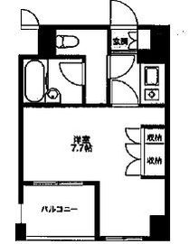 エスティメゾン浅草駒形 703 間取り図