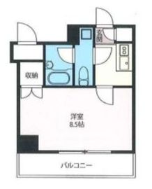 エスティメゾン浅草駒形 209 間取り図