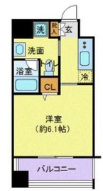 ベルファース水天宮前 806 間取り図