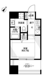 ベルファース水天宮前 704 間取り図