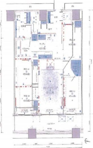 勝どきザ・タワー 8階 間取り図