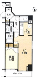 グランスイート東京 7階 間取り図