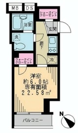 アーク銀座京橋 504 間取り図