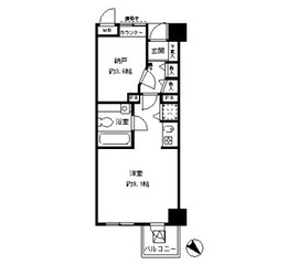 レジディア六本木檜町公園 212 間取り図