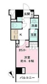 ファミール東京グランリッツ 7階 間取り図