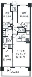 グランスイート高田馬場諏訪の杜 4階 間取り図